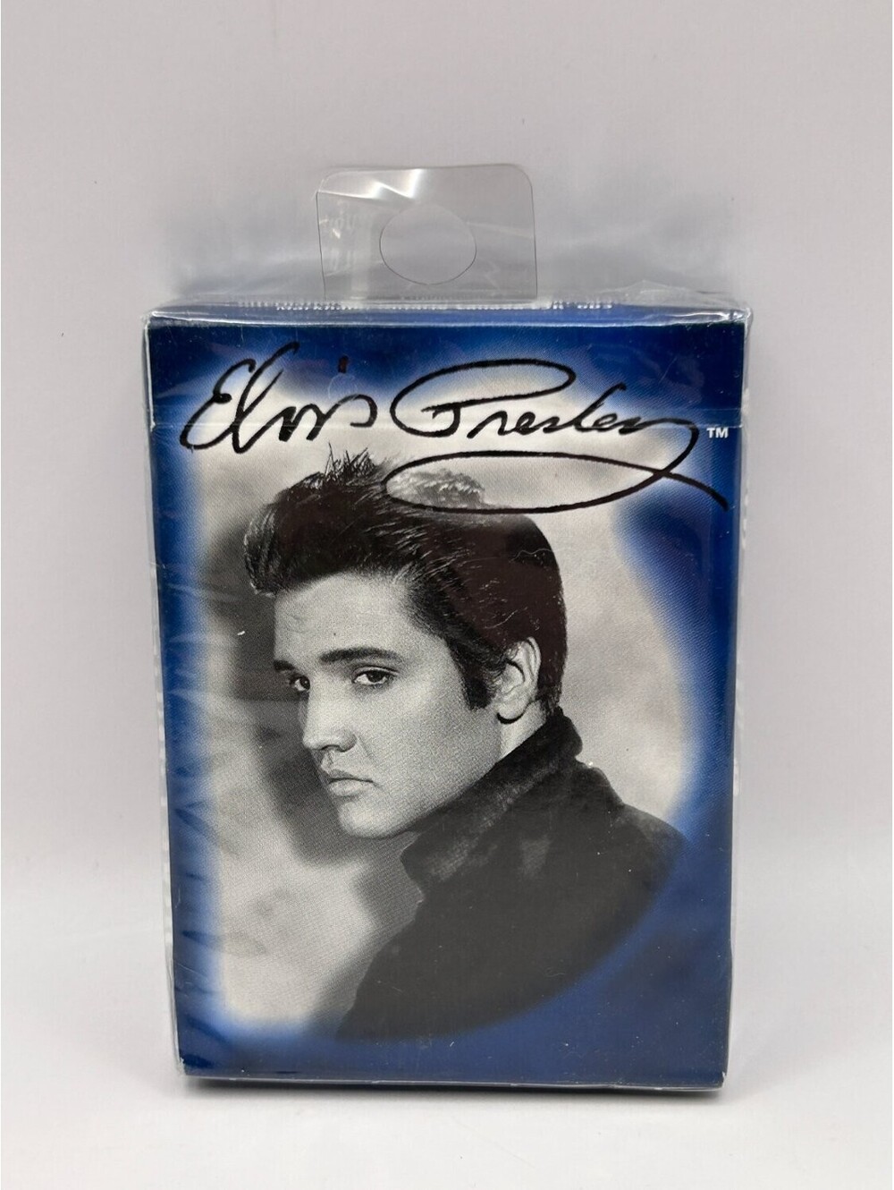 Elvis Presley Playing Cards Deck International Card Co 615-R Sealed blue white